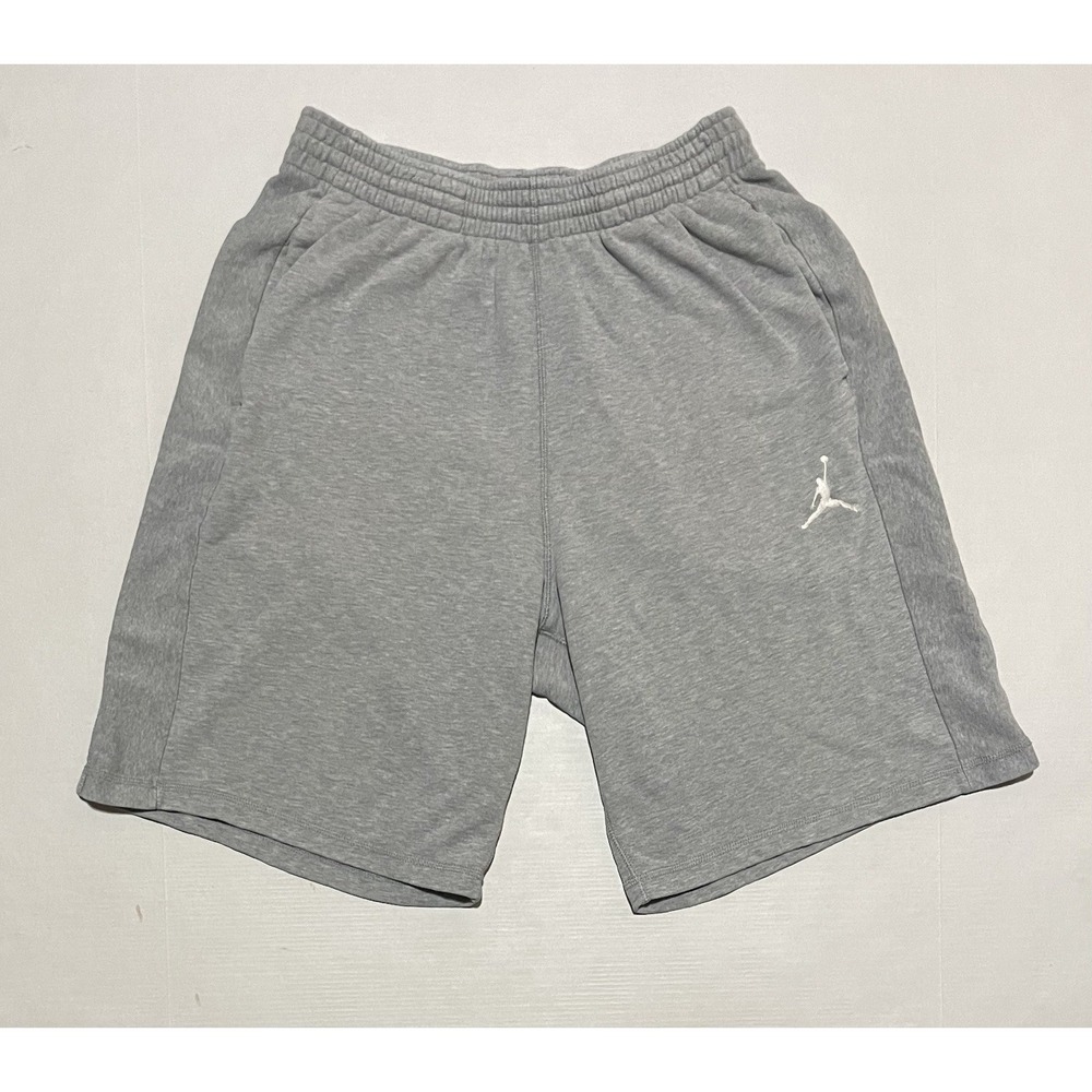 Jordan Mens Gray 809454-072 Sweat Shorts Pockets Activewear Size XL‎ 10"